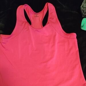 Reebok Bright Pink Racerback Tank Top